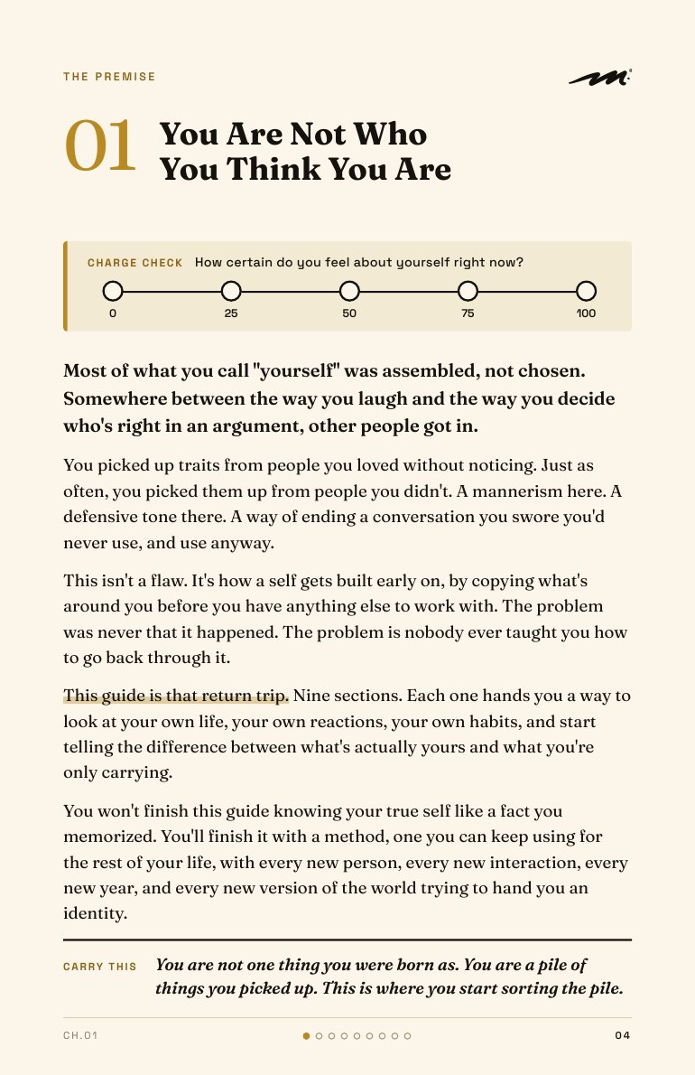 Chapter 1 teaching page of the Electrically You guide, with the Charge Check scale and a Carry This card